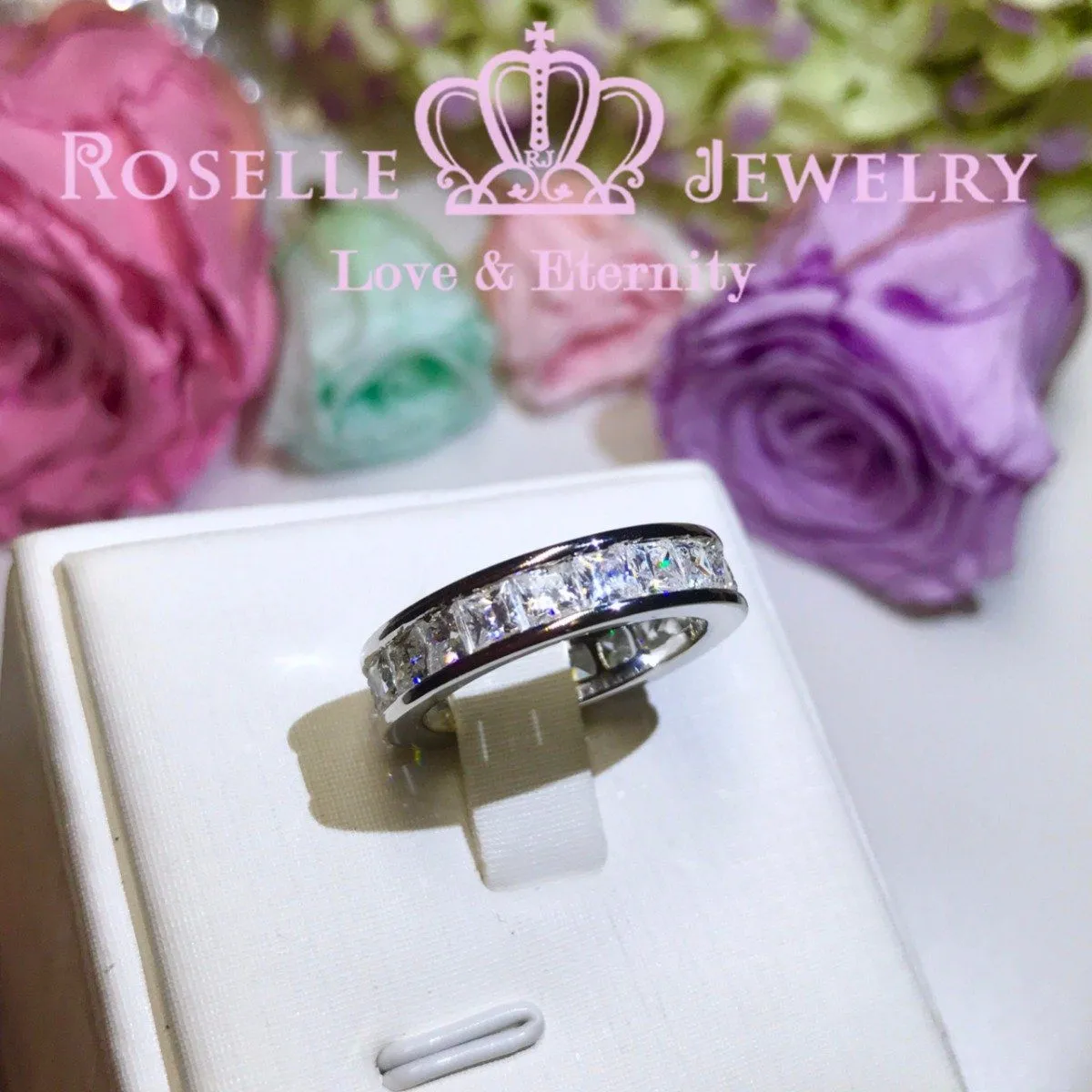 Princess Cut Eternity Fashion Ring - BA23