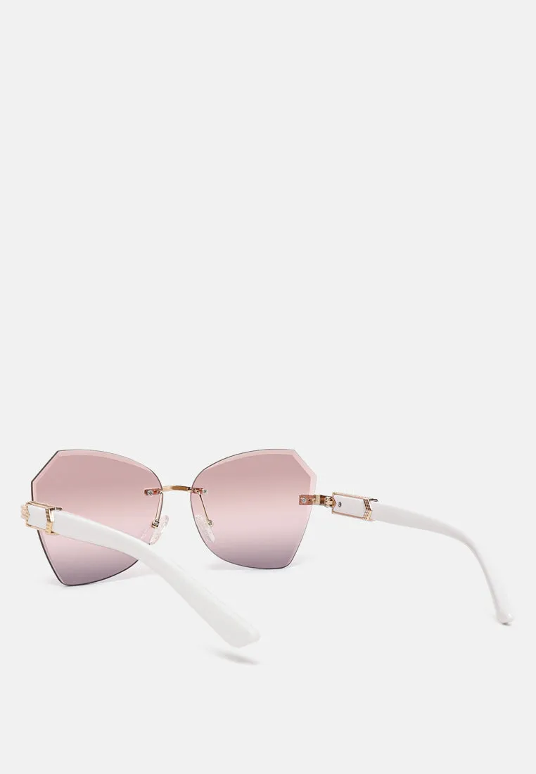 Punk Ombre Butterfly Sunglasses