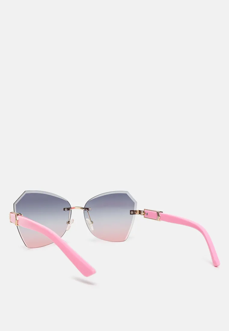 Punk Ombre Butterfly Sunglasses