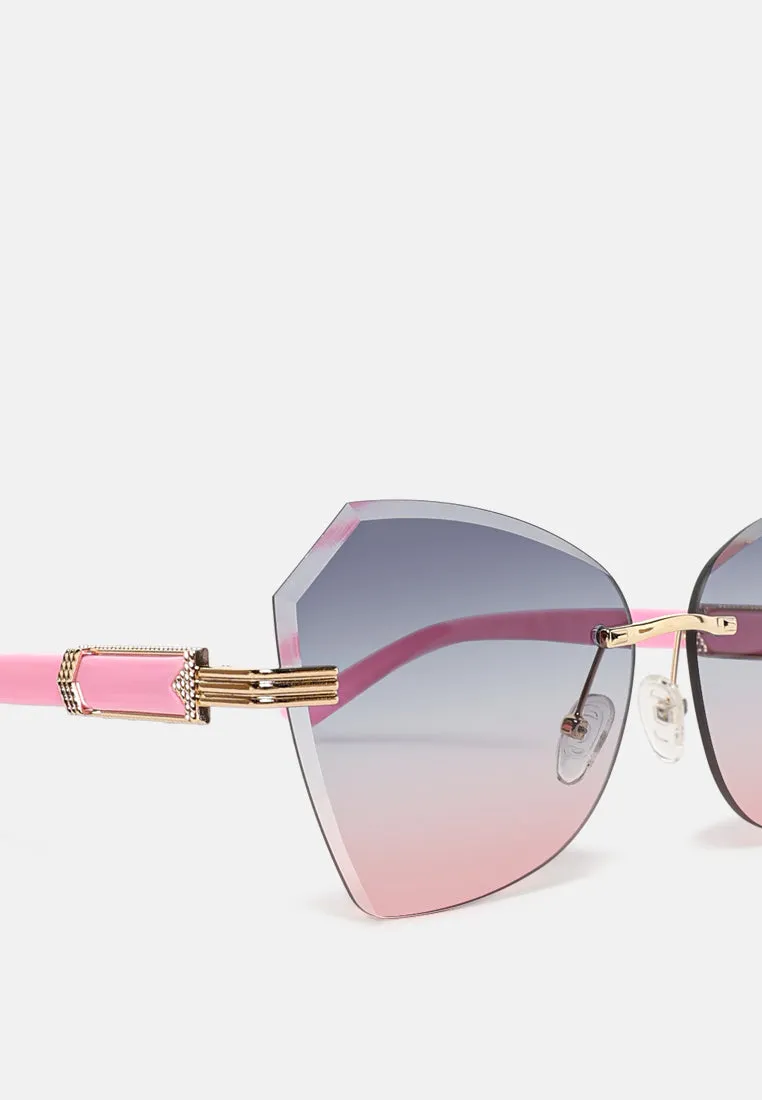 Punk Ombre Butterfly Sunglasses