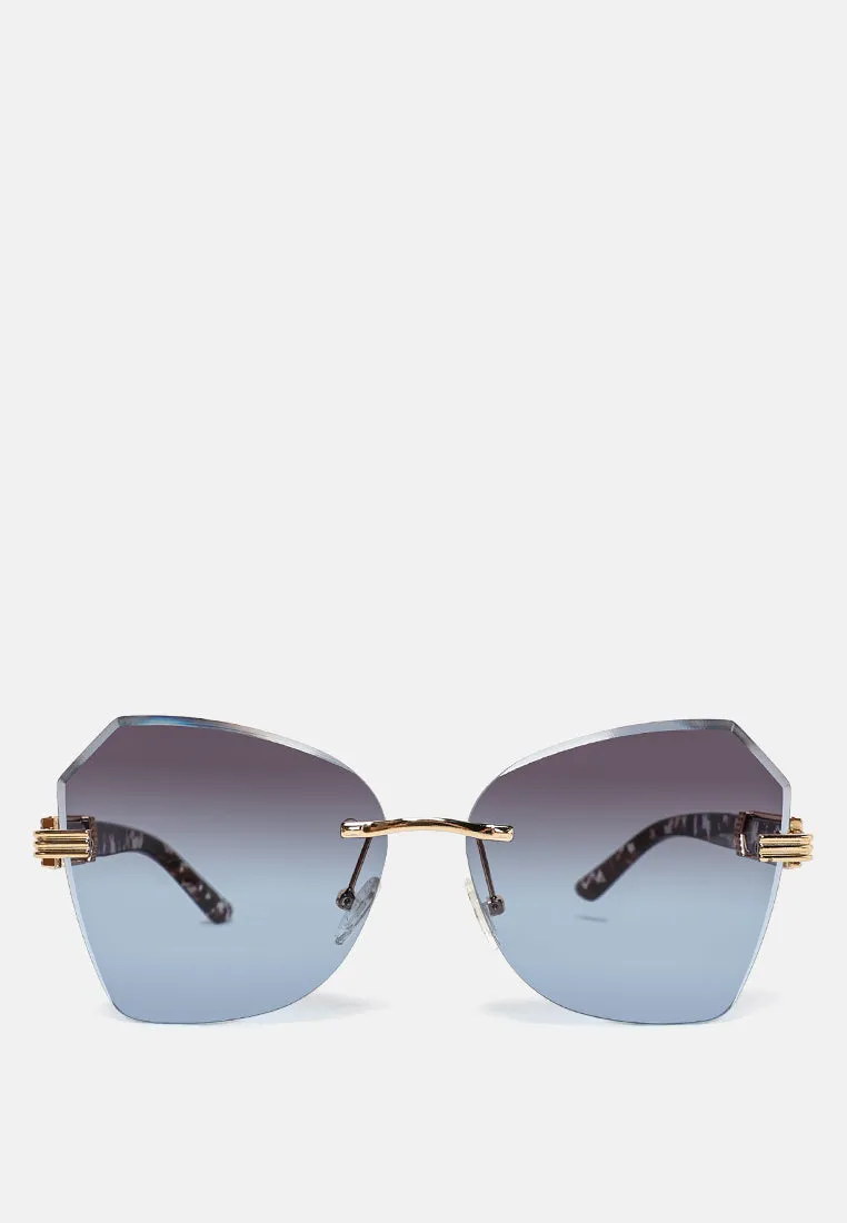 Punk Ombre Butterfly Sunglasses