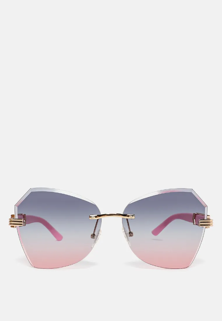 Punk Ombre Butterfly Sunglasses