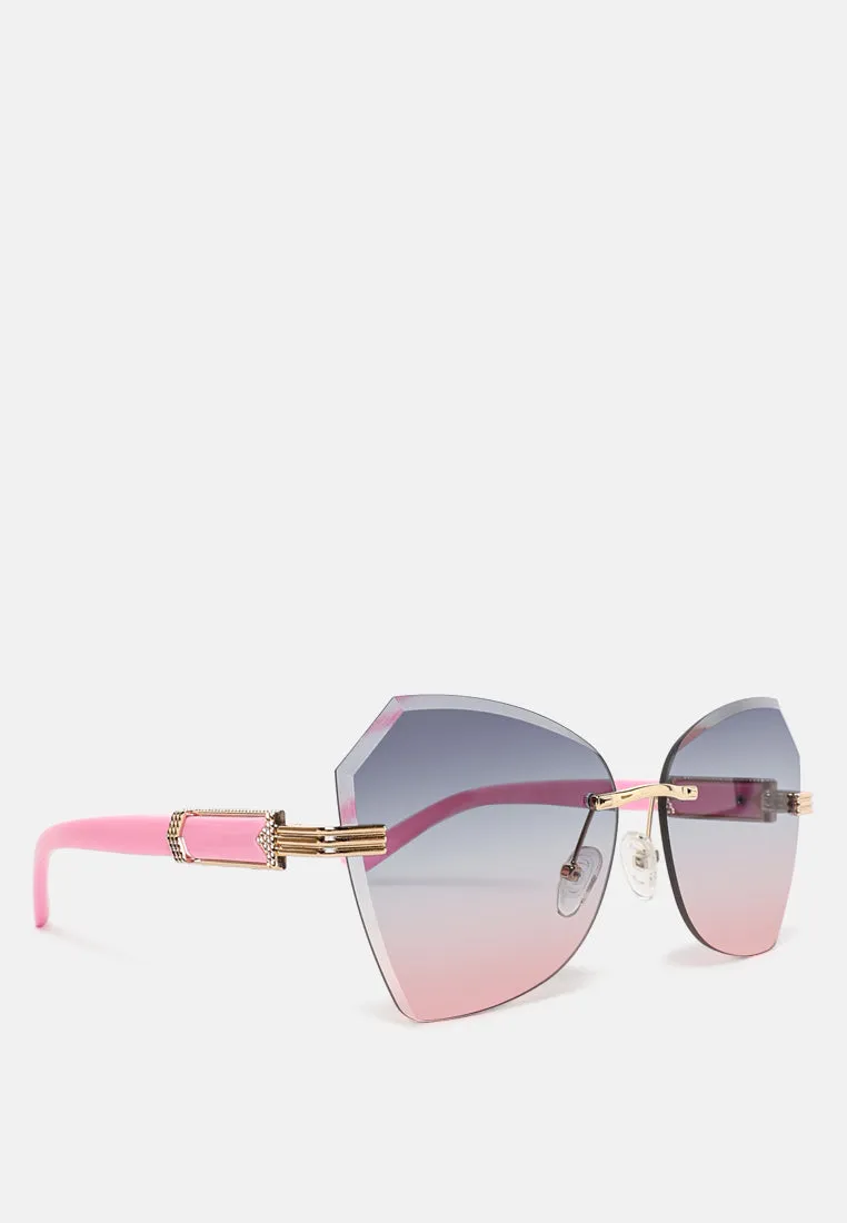 Punk Ombre Butterfly Sunglasses