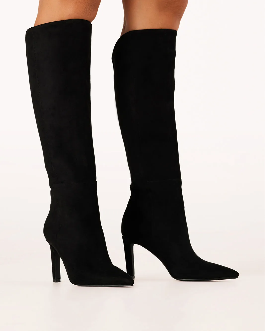 QUENNA - BLACK SUEDE