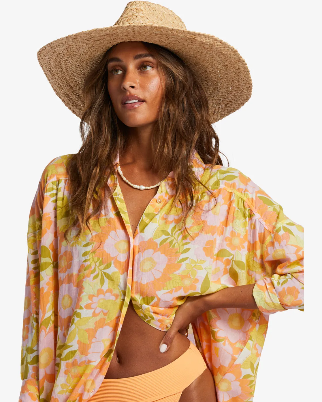 Sea Mist Straw Hat - Natural