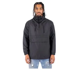 Shaka Wear Anorak Windbreaker Black Jacket