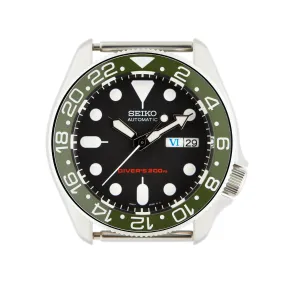 SKX007/SRPD Ceramic Bezel Insert: GMT style Green/White