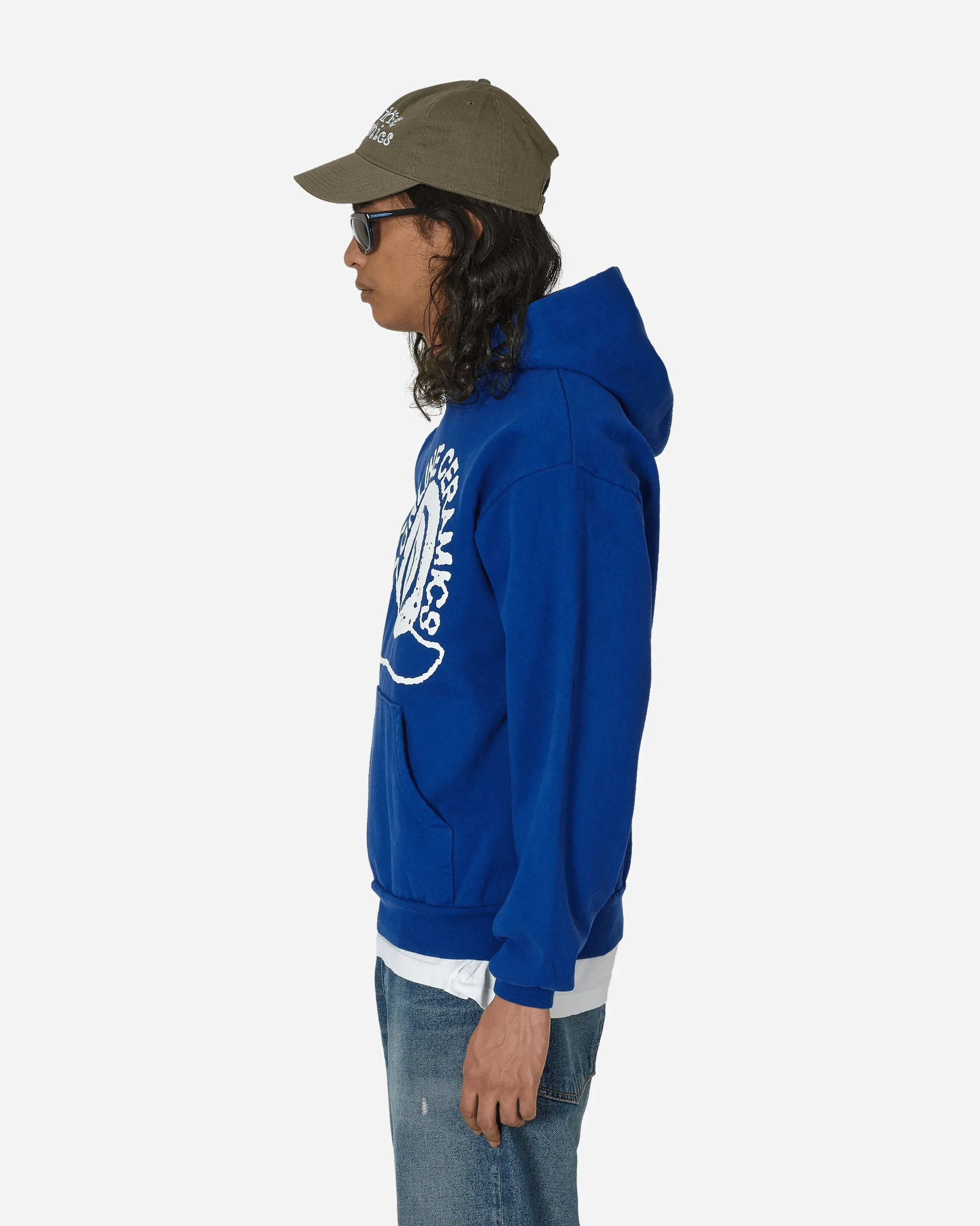 Snail Logo Hoodie Blue