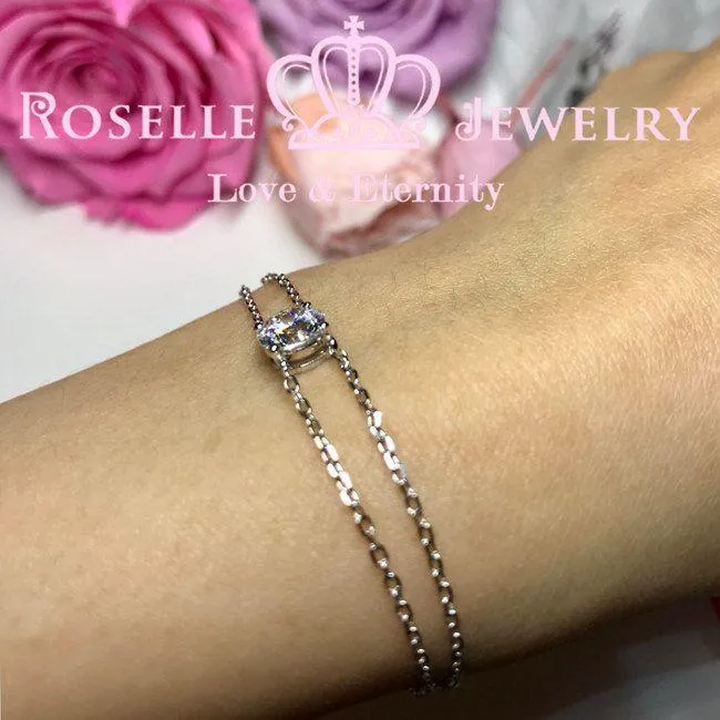 Solitaire Chain Bracelet - BR1