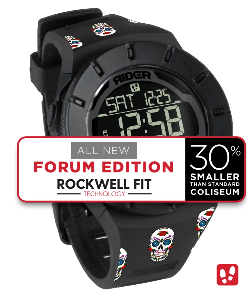 The Coliseum Fit™ - Sugar Skull FORUM EDITION (Phantom Black) Watch