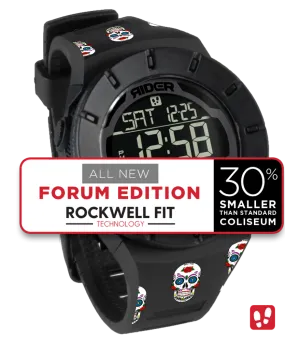 The Coliseum Fit™ - Sugar Skull FORUM EDITION (Phantom Black) Watch