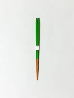 Urushi Slim Chopsticks, Green