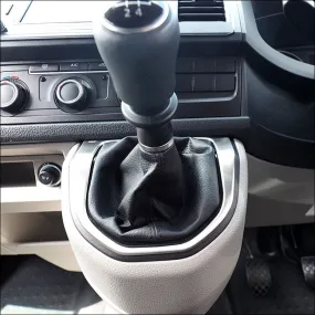 VW T6 Transporter Gear Stick Surround Brushed Stainless Steel