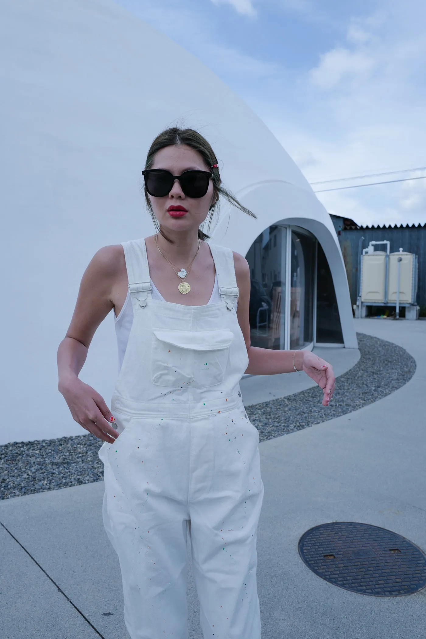 White Lacquer Dungaree *BEST BUY*