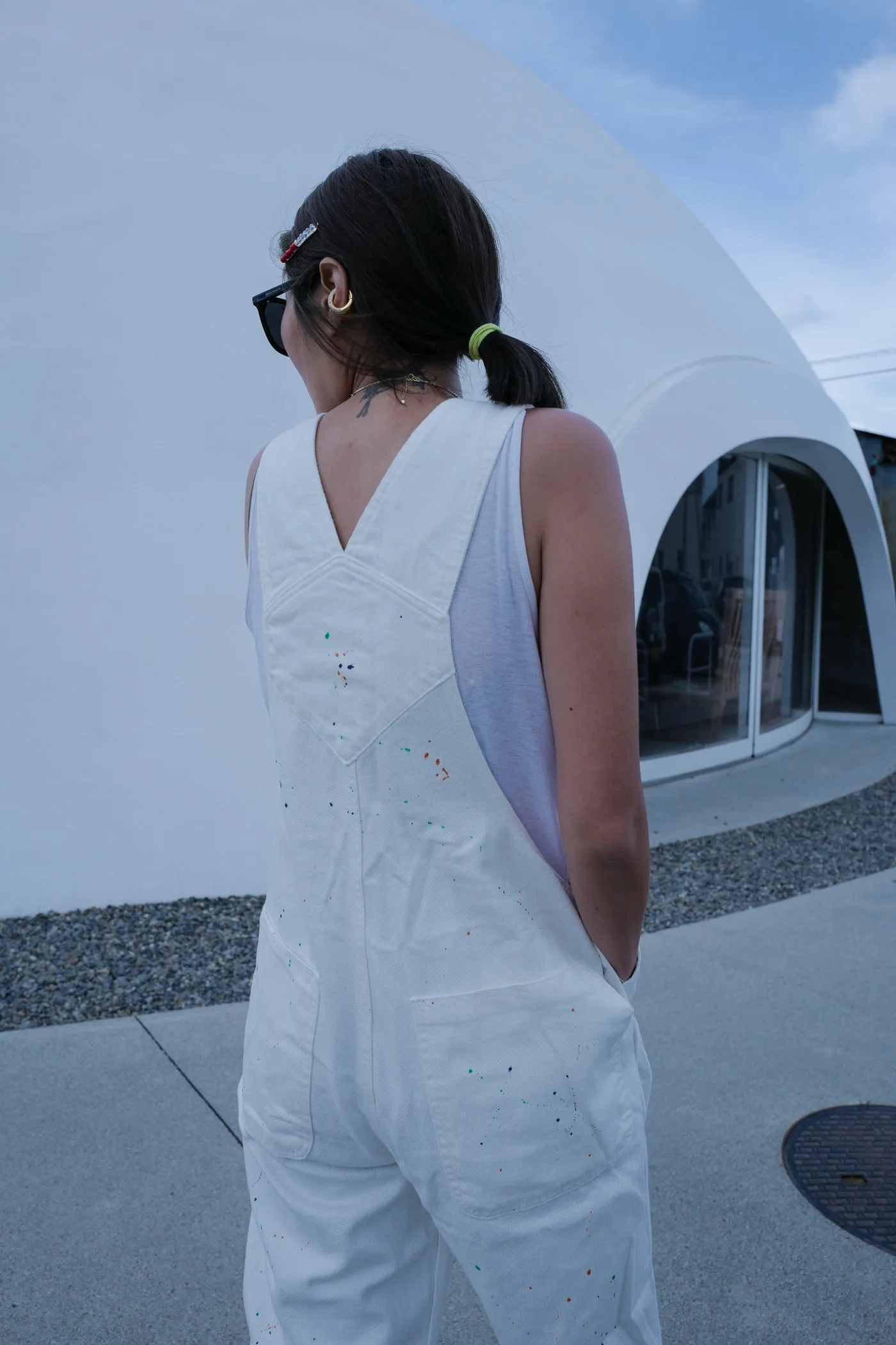 White Lacquer Dungaree *BEST BUY*