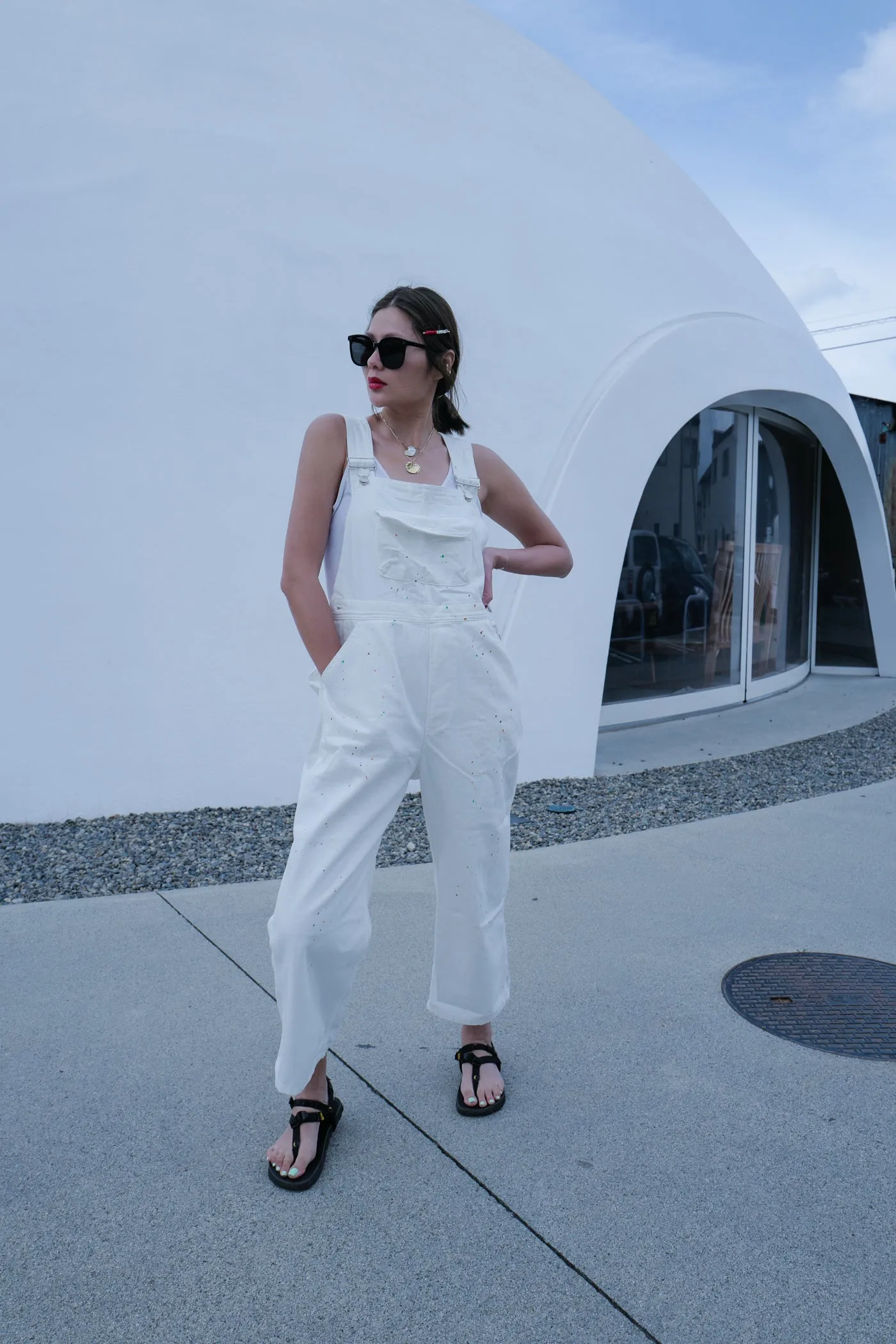 White Lacquer Dungaree *BEST BUY*