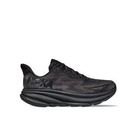 Women's Hoka Clifton 9 Black Black 1127896/BBLC