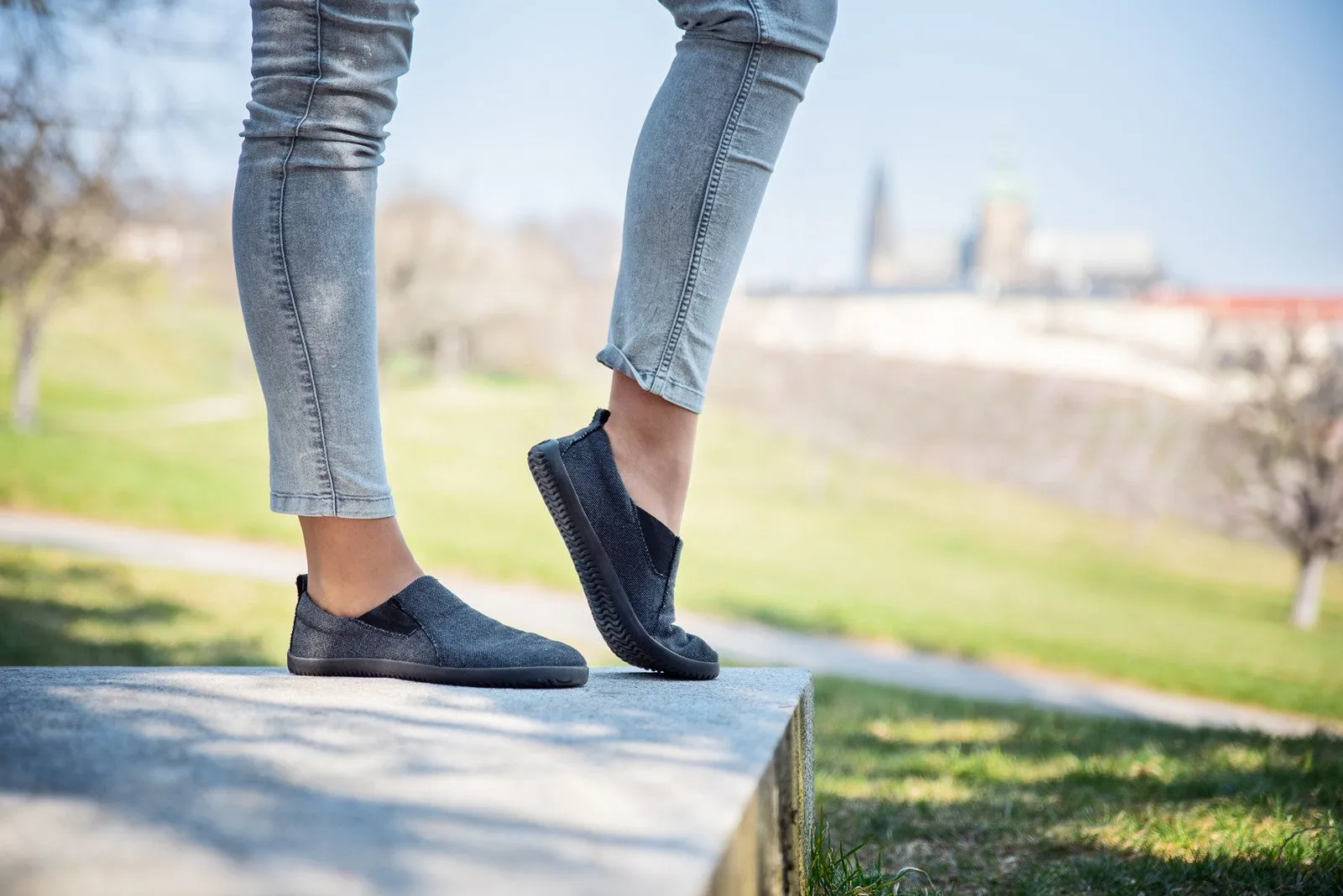 Women’s recycled barefoot slip-on sneakers